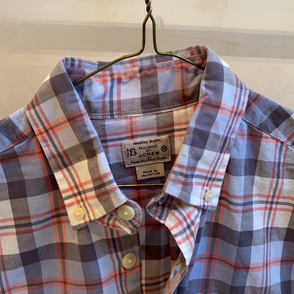 J.Crew lightweight plaid work shirt - Picture 3 of 6